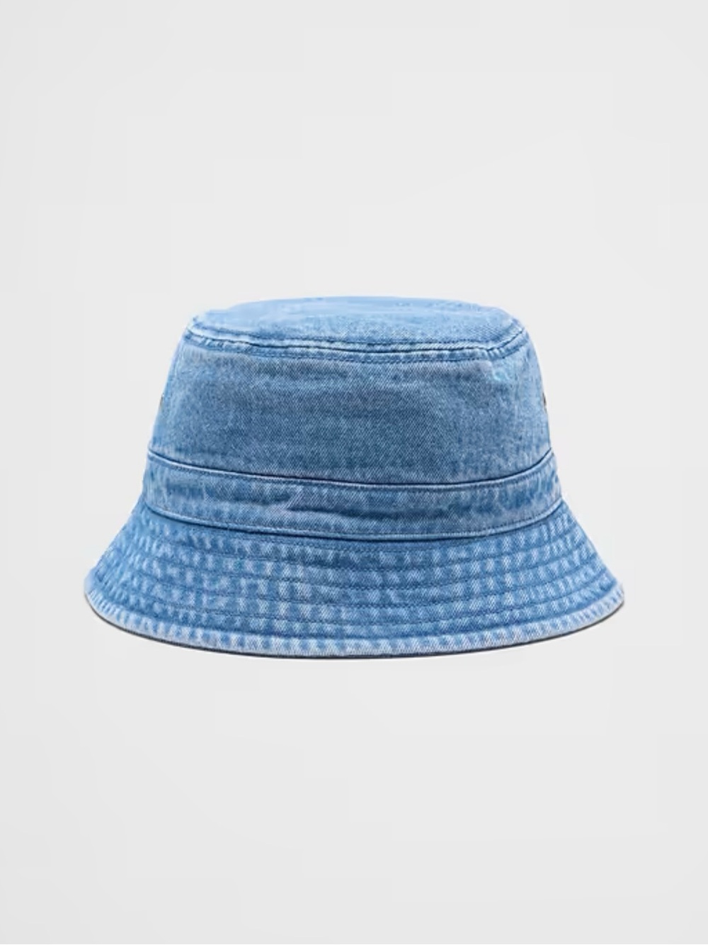 Medium Wash Denim Bucket Hat Size M/L